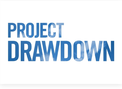 Project Drawdown logo that links to the website.